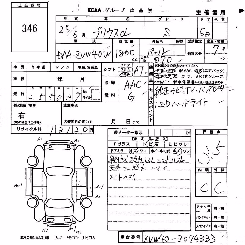TOYOTA PRIUS ALPHA