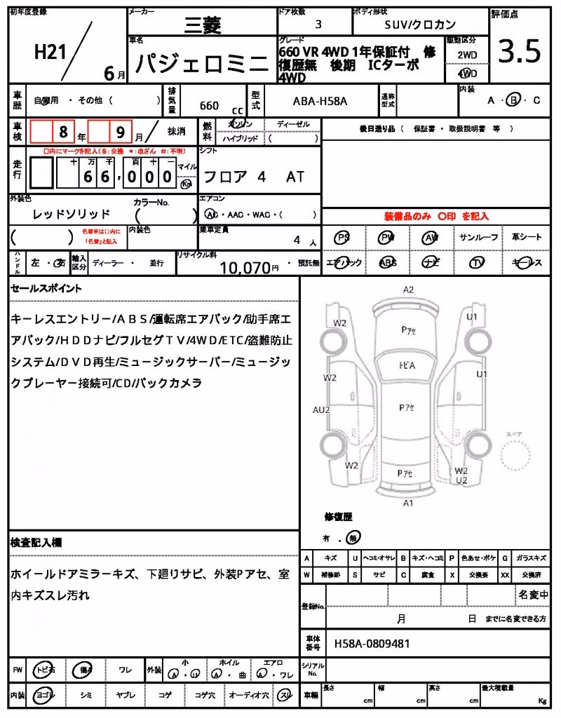 MITSUBISHI PAJERO MINI