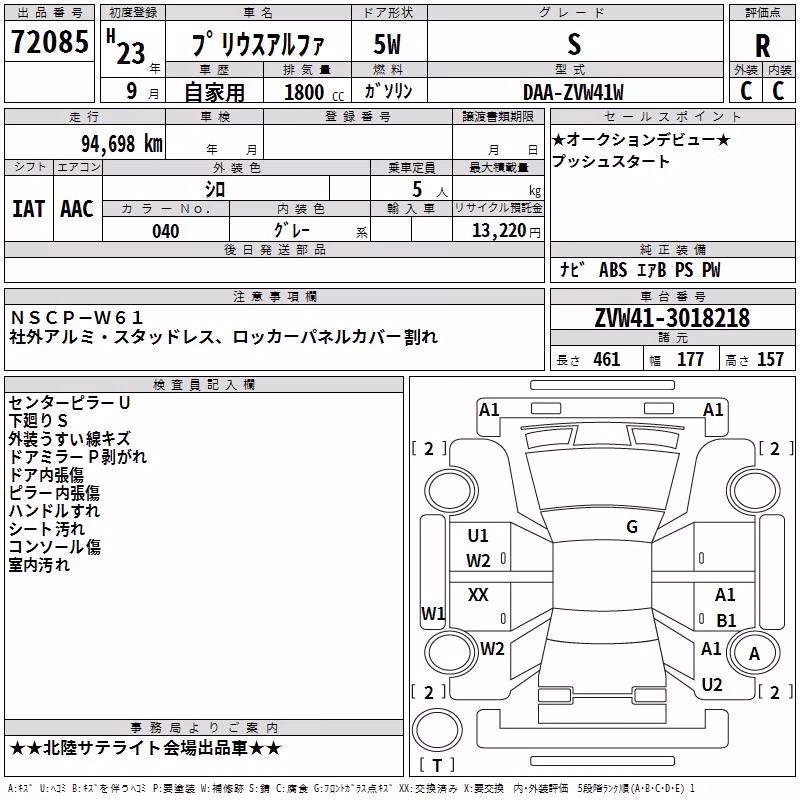 TOYOTA PRIUS ALPHA