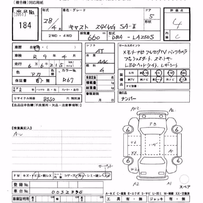 DAIHATSU CAST