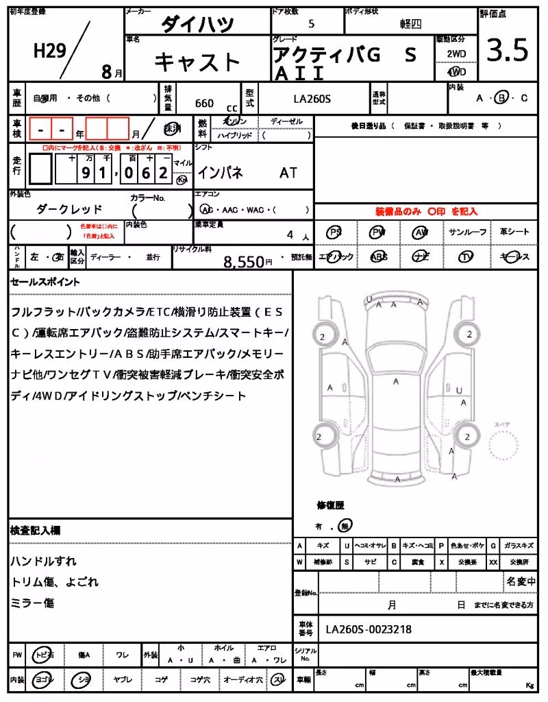 DAIHATSU CAST