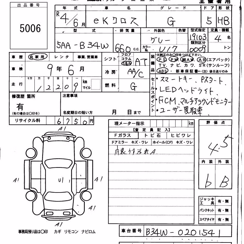 MITSUBISHI EK X