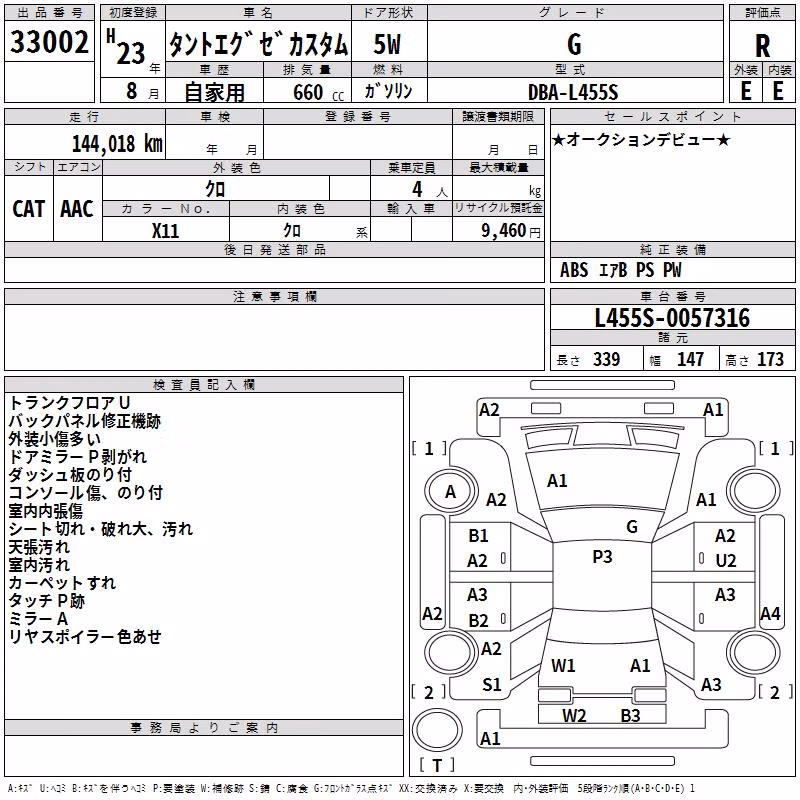 DAIHATSU TANTO EXE