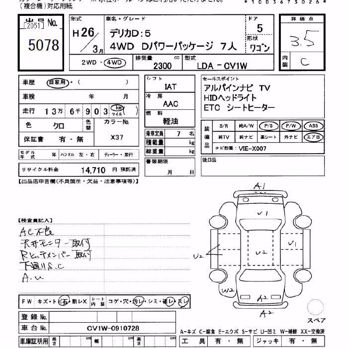 MITSUBISHI DELICA D:5