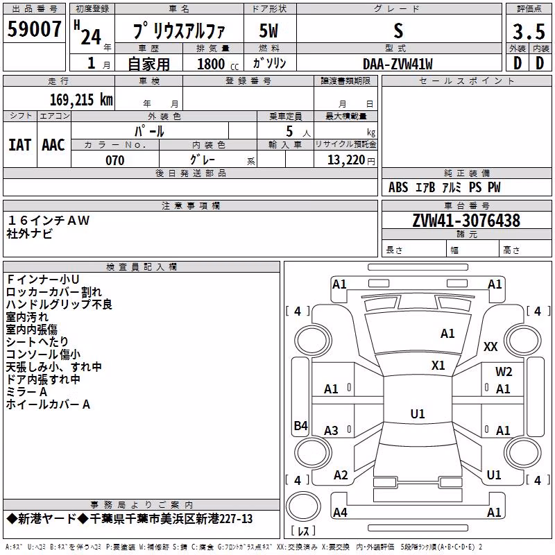 TOYOTA PRIUS ALPHA