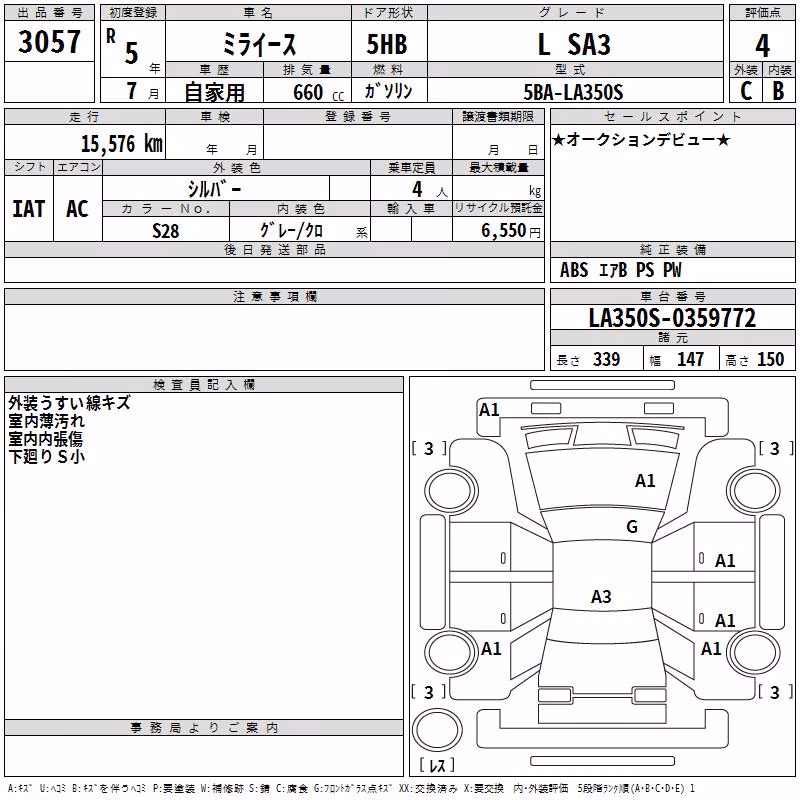DAIHATSU MIRA E:S