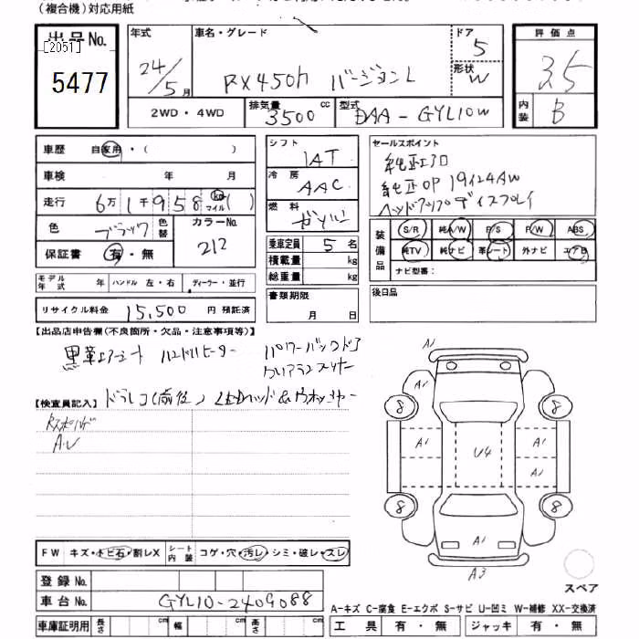 LEXUS RX450H