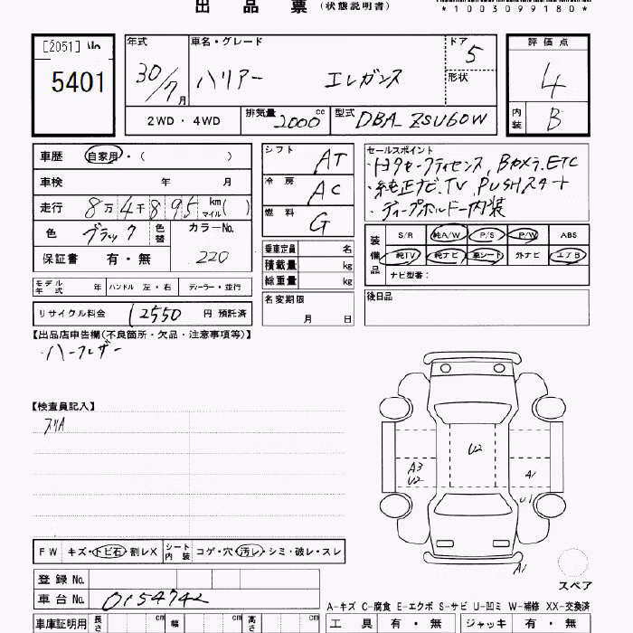 TOYOTA HARRIER