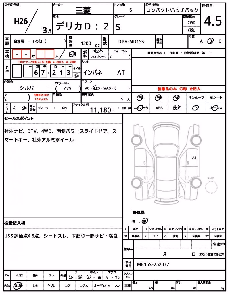 MITSUBISHI DELICA D:2