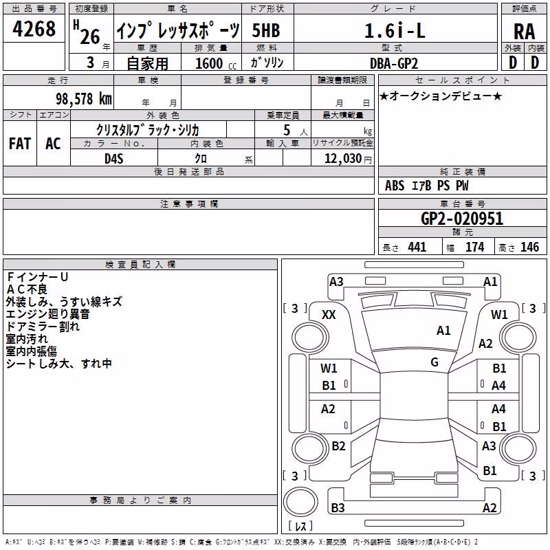 SUBARU IMPREZA