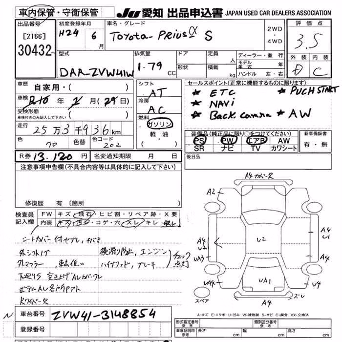 TOYOTA PRIUS ALPHA