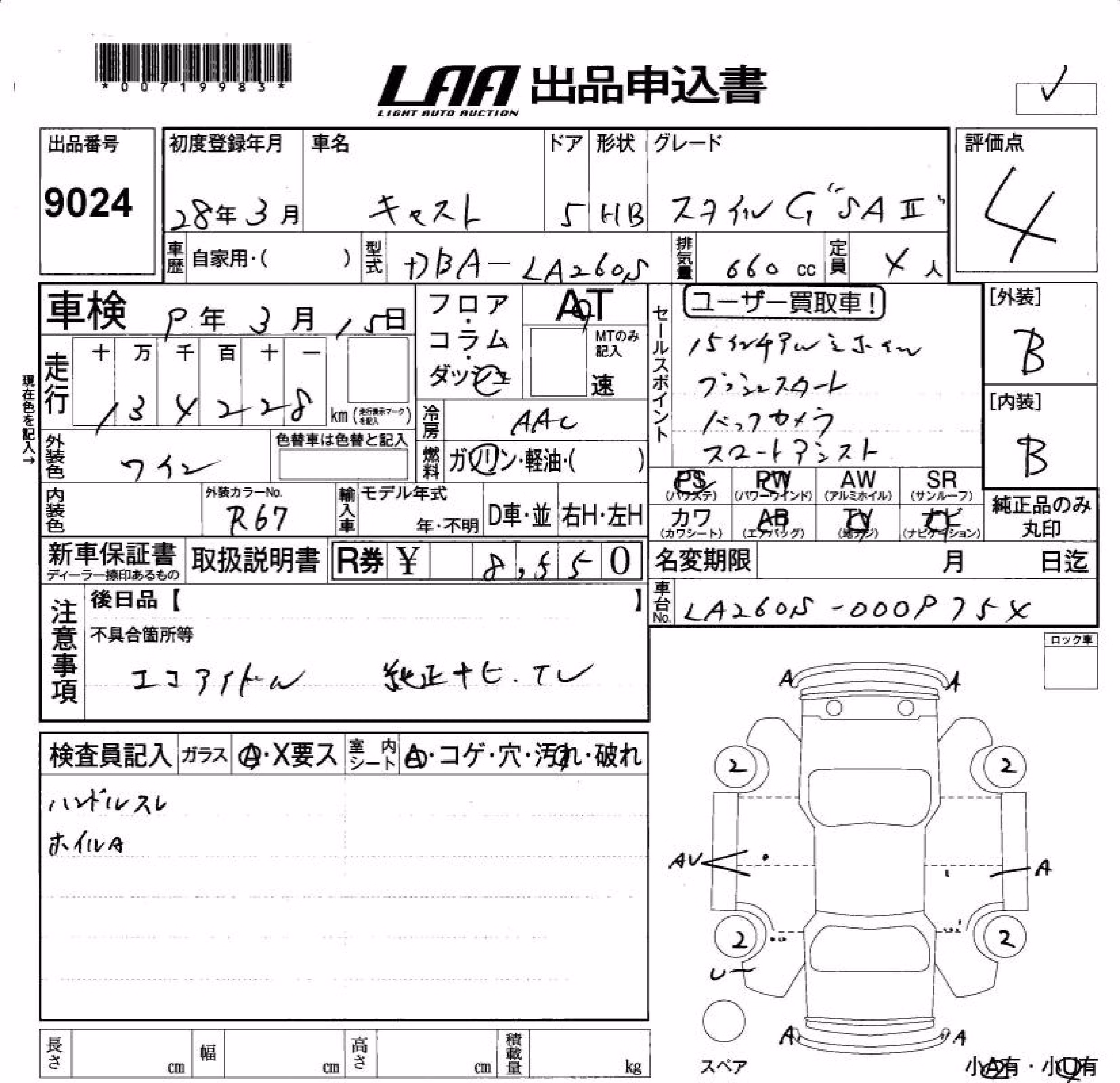 DAIHATSU CAST