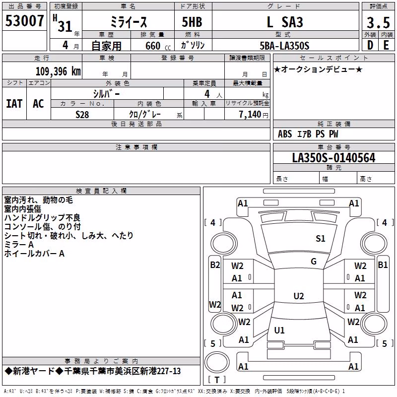 DAIHATSU MIRA E:S