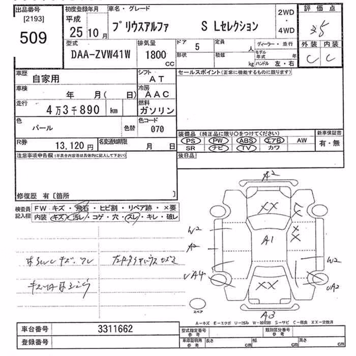 TOYOTA PRIUS ALPHA