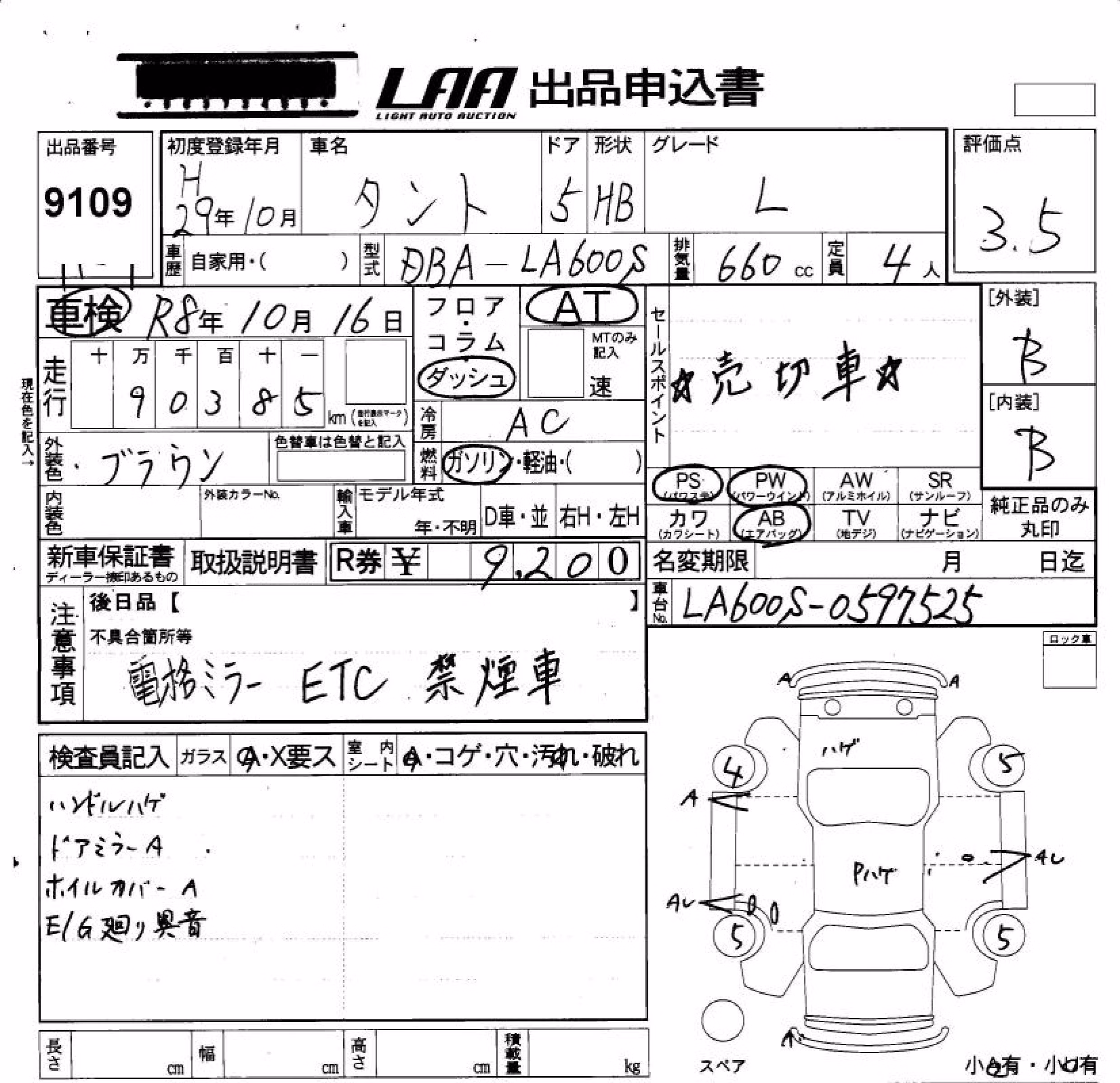 DAIHATSU TANTO