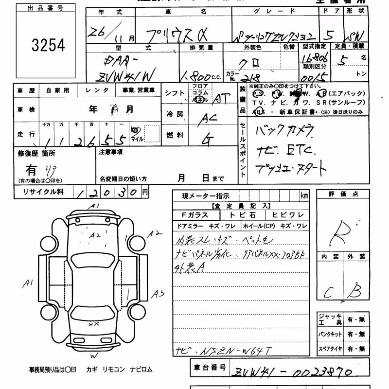 TOYOTA PRIUS ALPHA