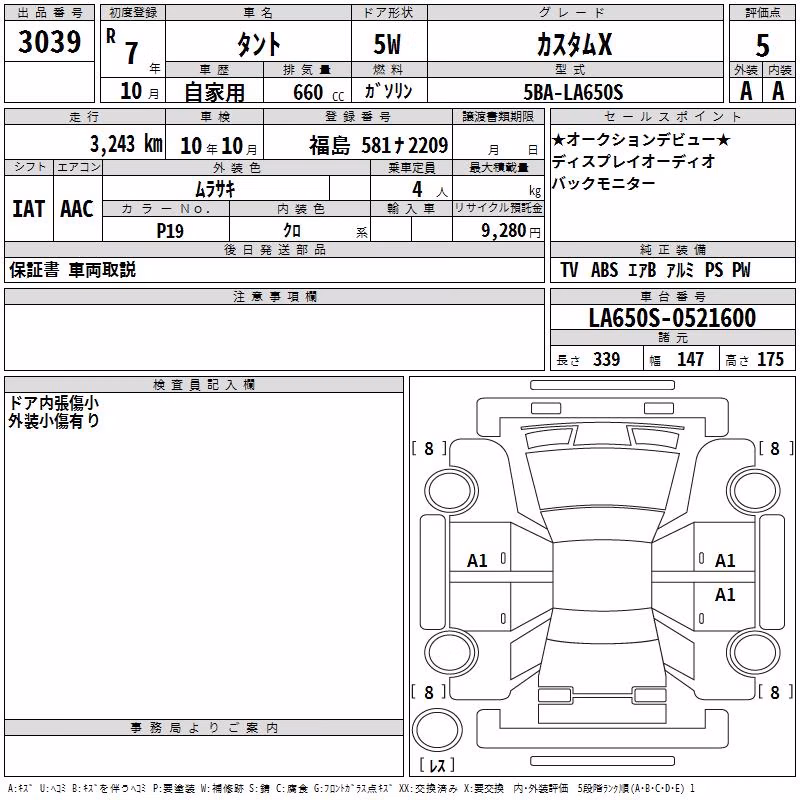 DAIHATSU TANTO