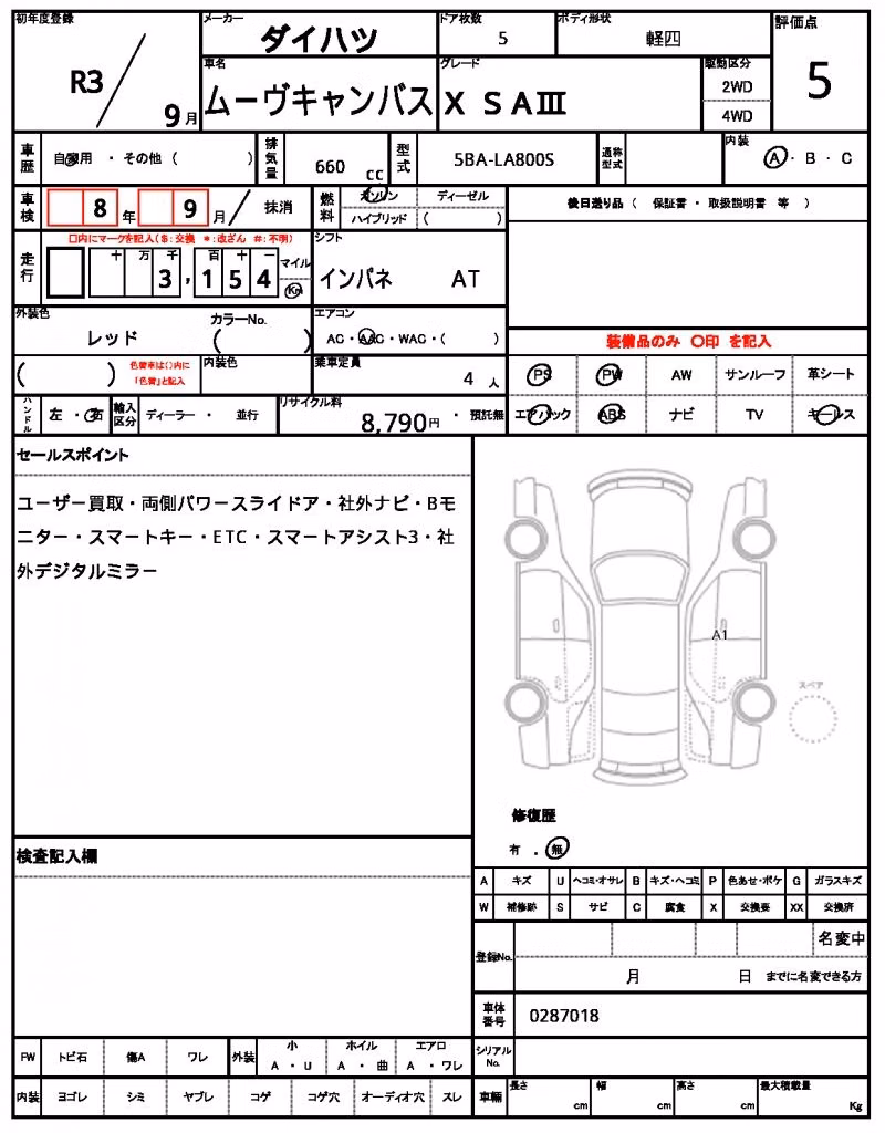 DAIHATSU MOVE CANBUS