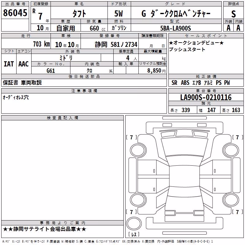 DAIHATSU TAFT