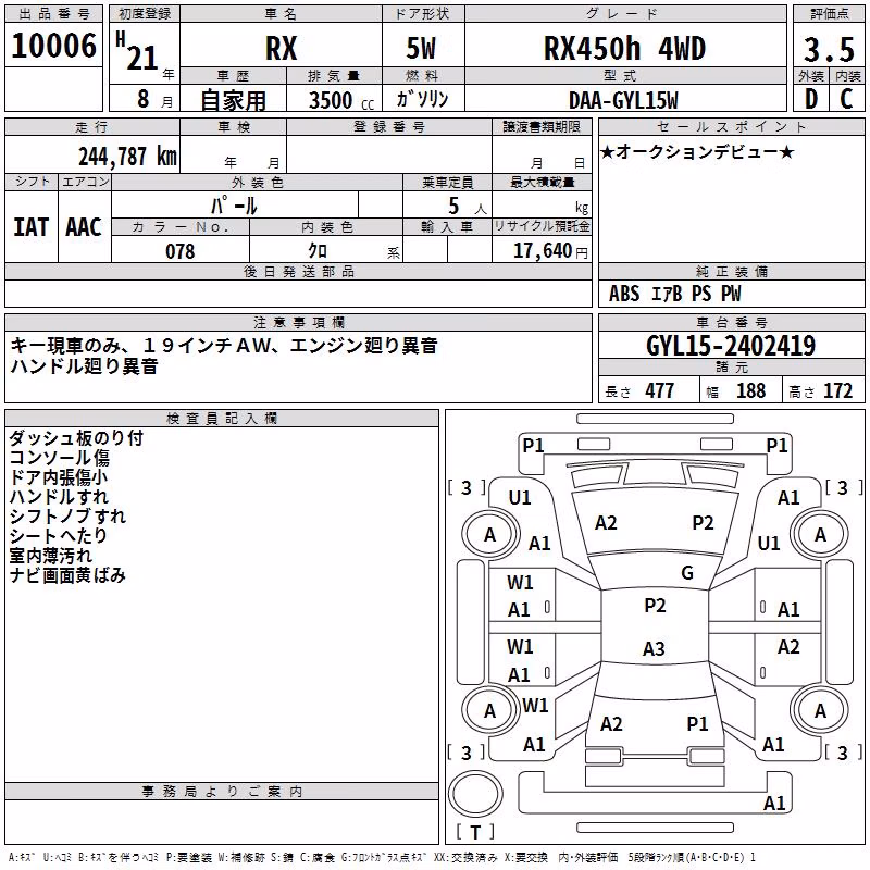 LEXUS RX450H