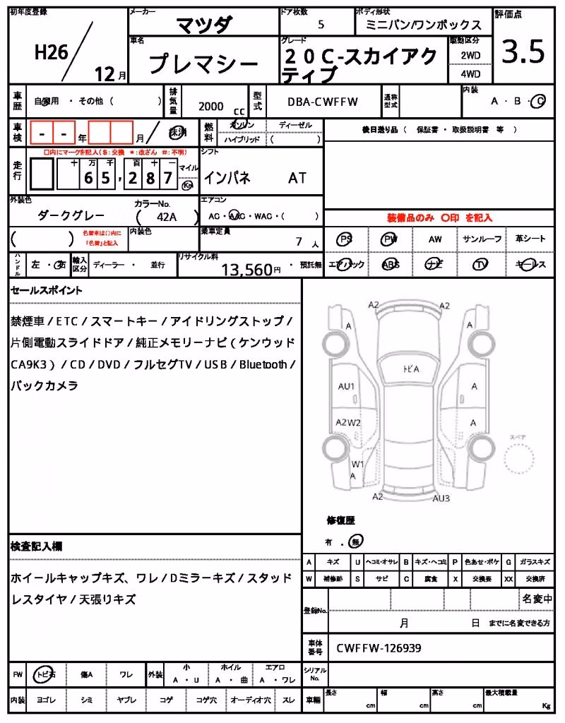 MAZDA PREMACY