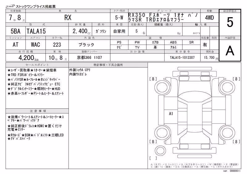 LEXUS RX350
