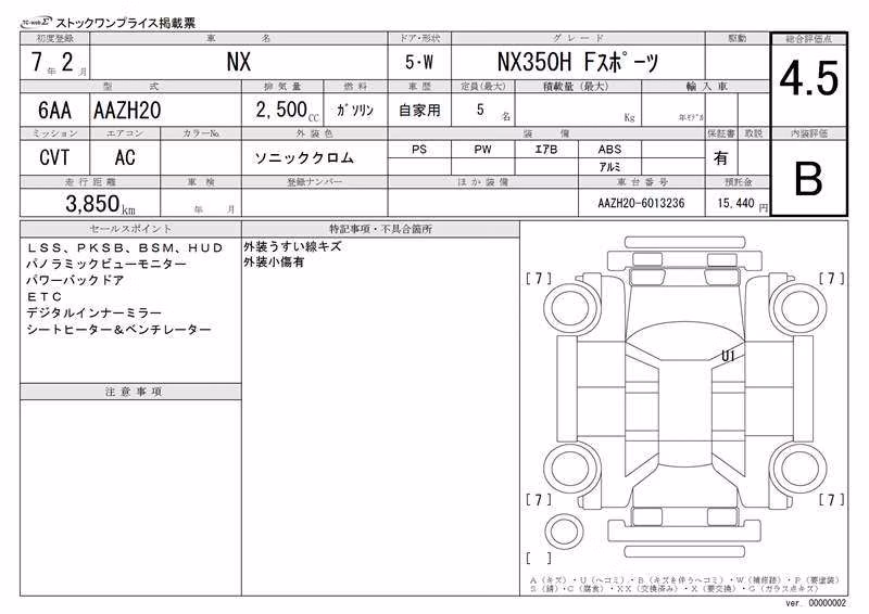 LEXUS NX350H