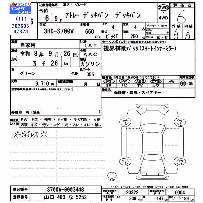 DAIHATSU ATRAI