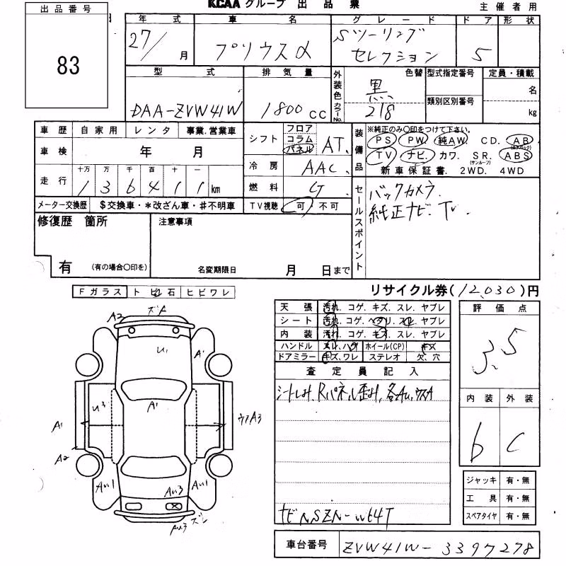 TOYOTA PRIUS ALPHA