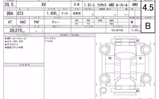SUBARU XV