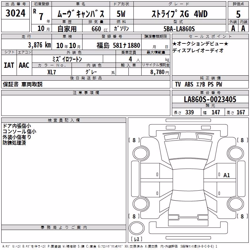 DAIHATSU MOVE CANBUS