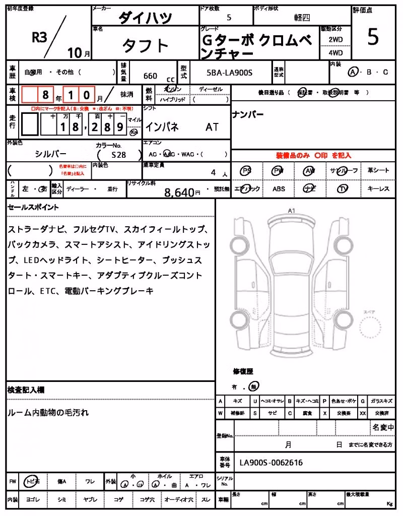 DAIHATSU TAFT