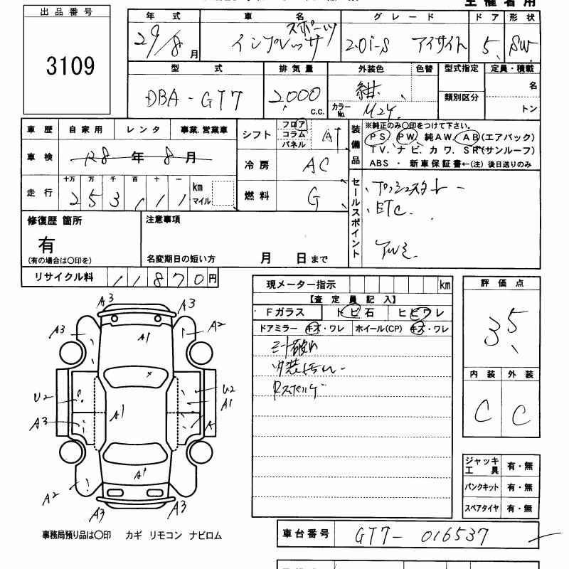 SUBARU XV