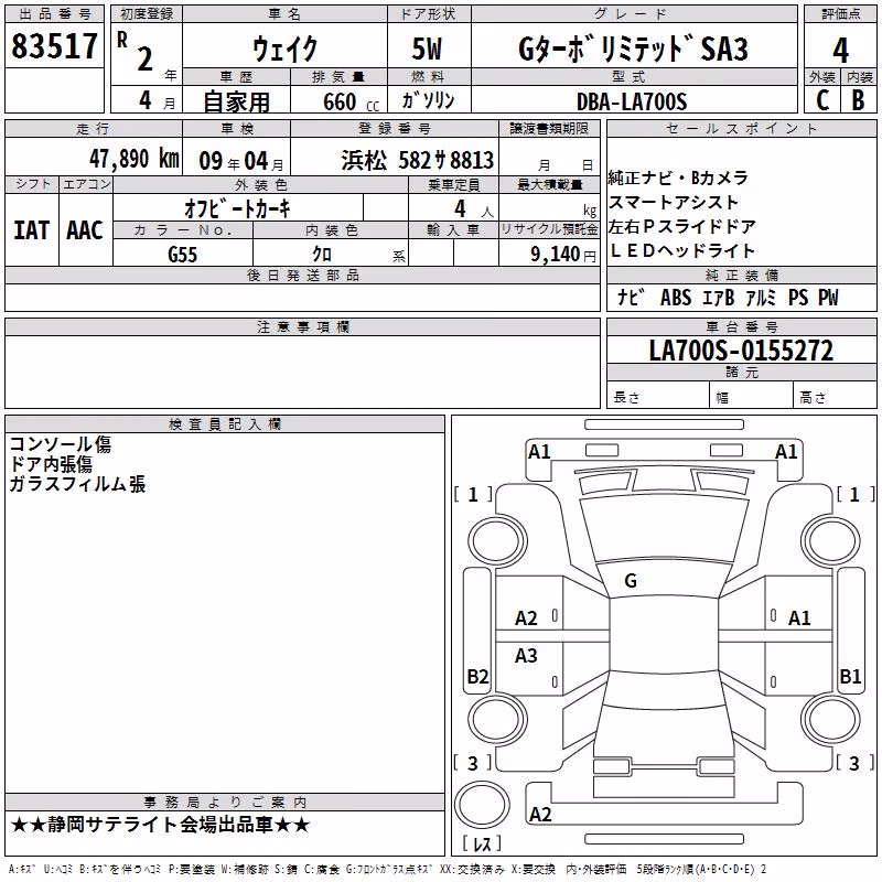 DAIHATSU WAKE