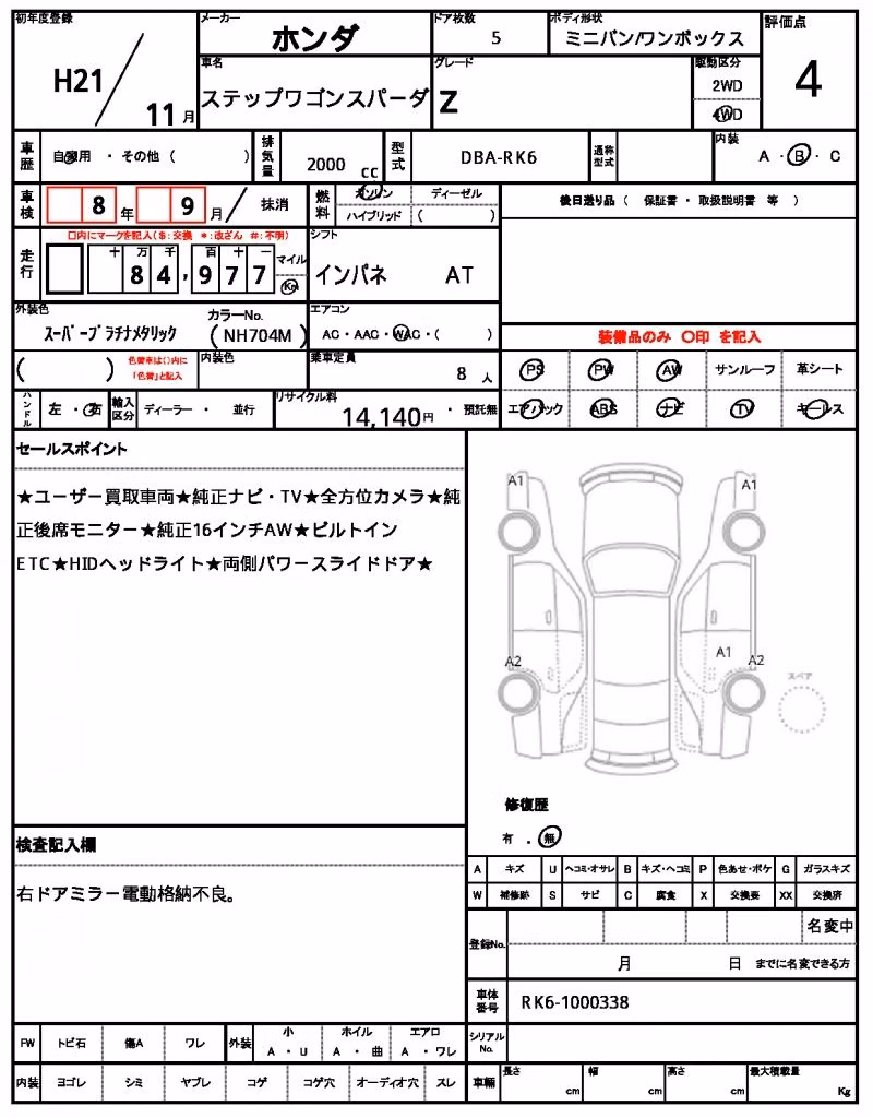 HONDA STEPWGN