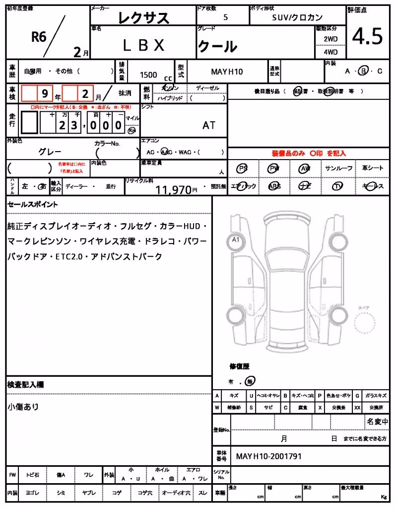 LEXUS LBX