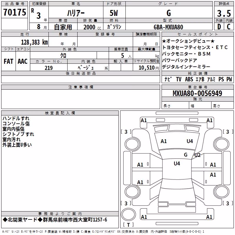 TOYOTA HARRIER