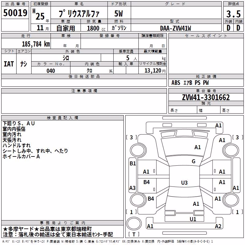 TOYOTA PRIUS ALPHA