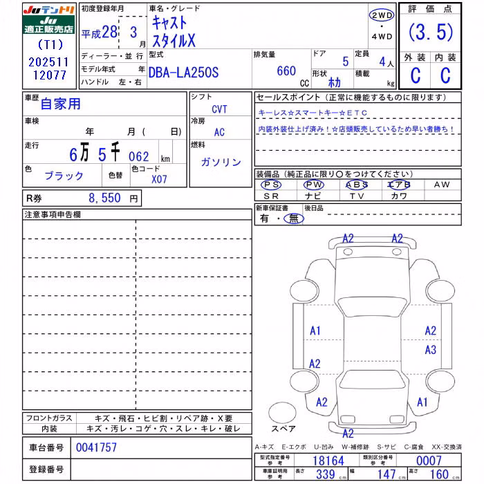 DAIHATSU CAST