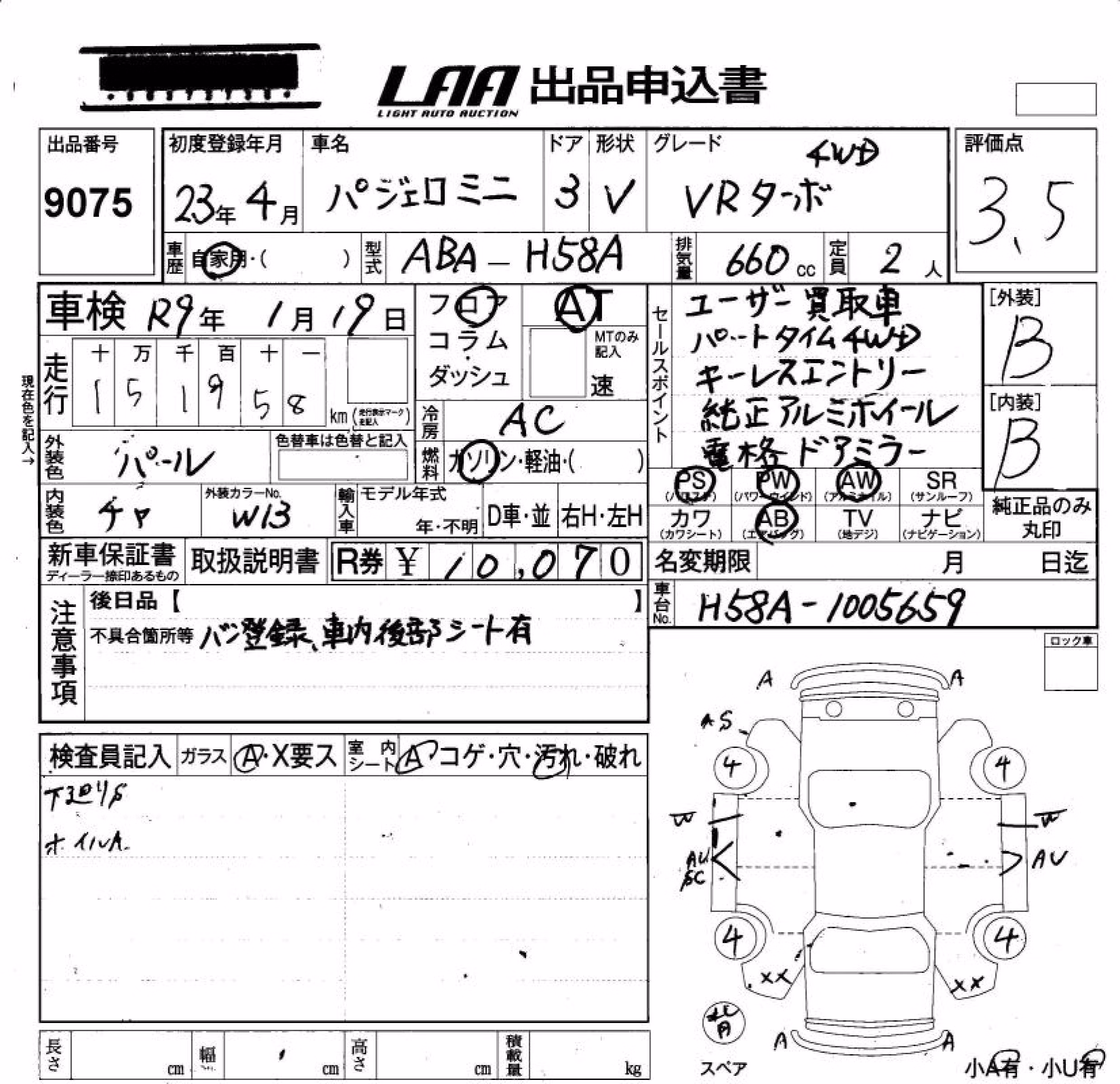 MITSUBISHI PAJERO MINI