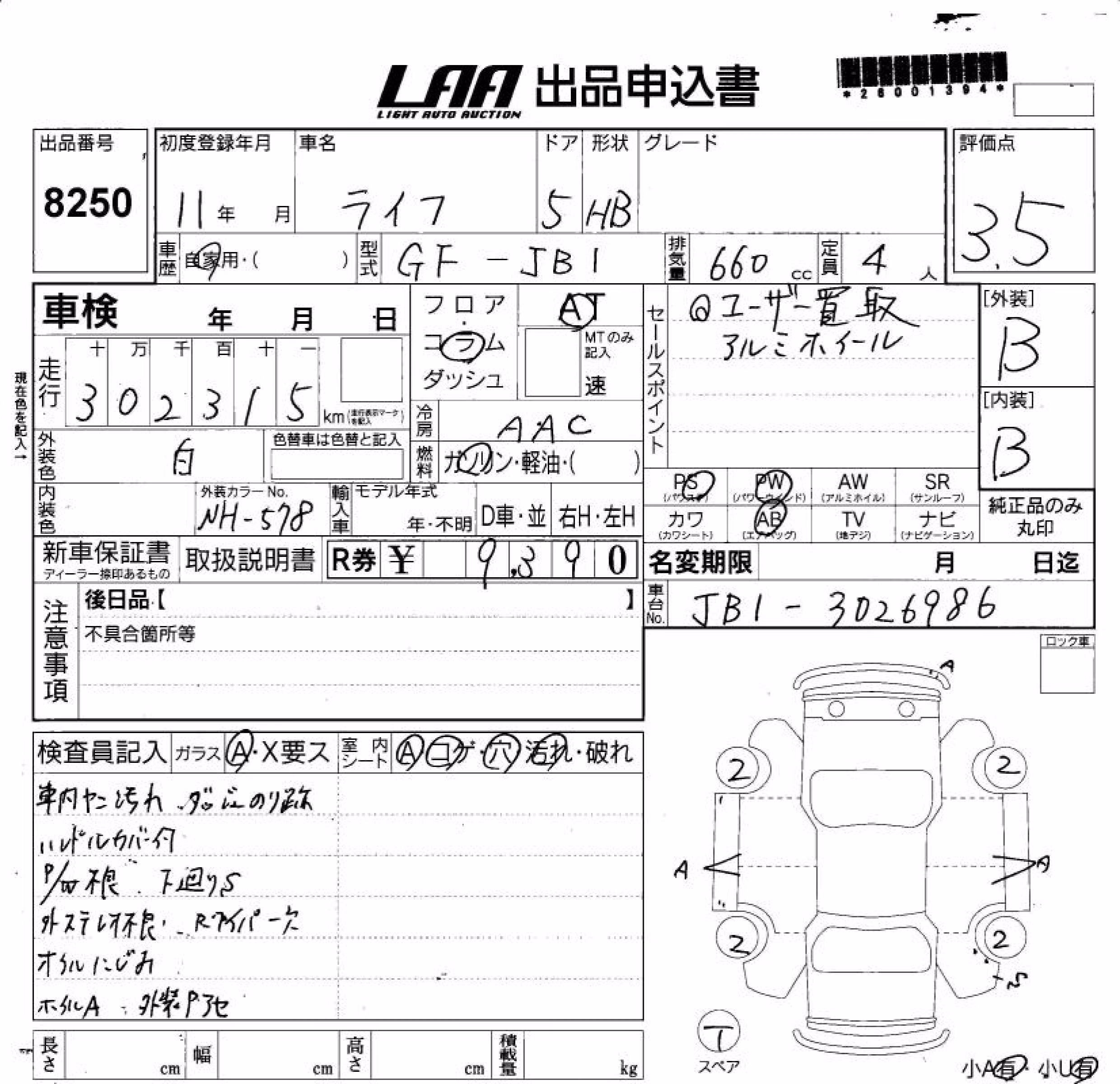 HONDA LIFE