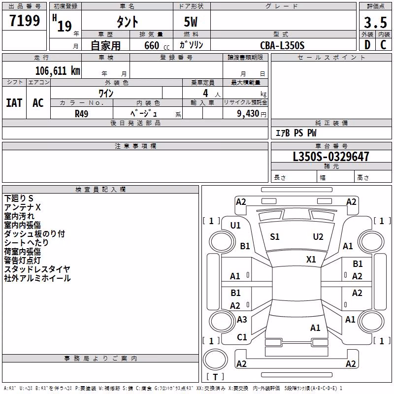 DAIHATSU TANTO
