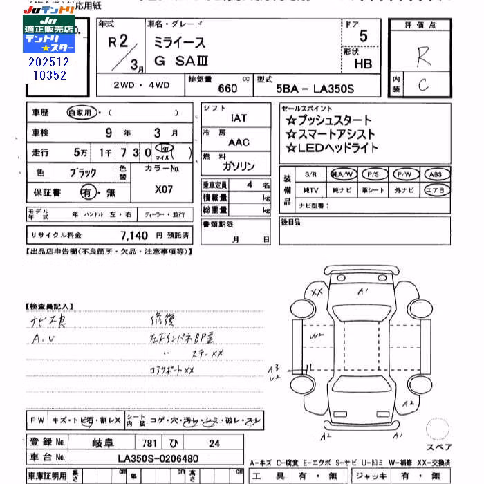 DAIHATSU MIRA E:S