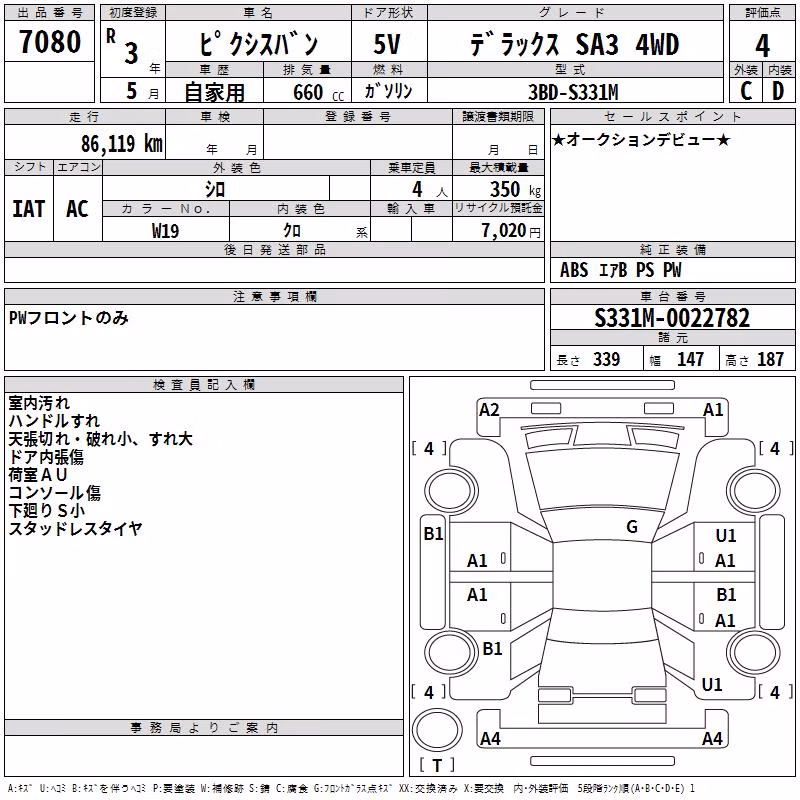 TOYOTA PIXIS VAN