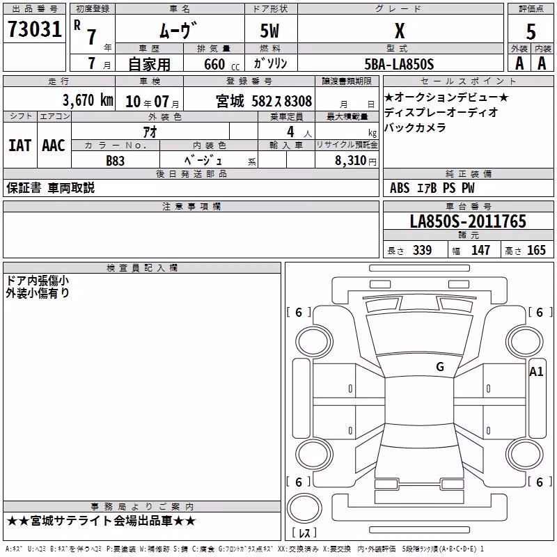 DAIHATSU MOVE