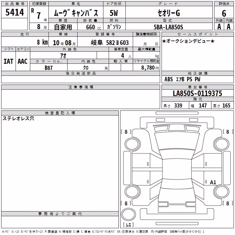 DAIHATSU MOVE CANBUS
