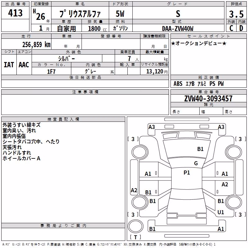 TOYOTA PRIUS ALPHA
