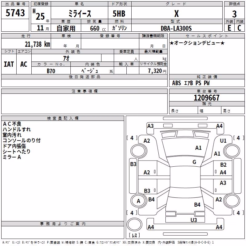 DAIHATSU MIRA E:S