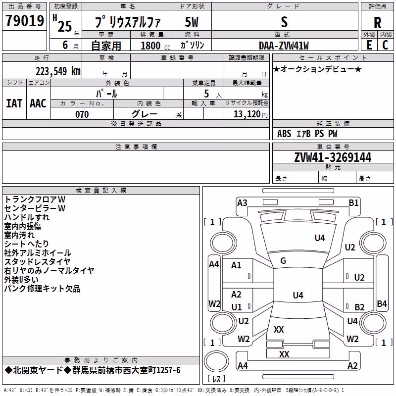 TOYOTA PRIUS ALPHA