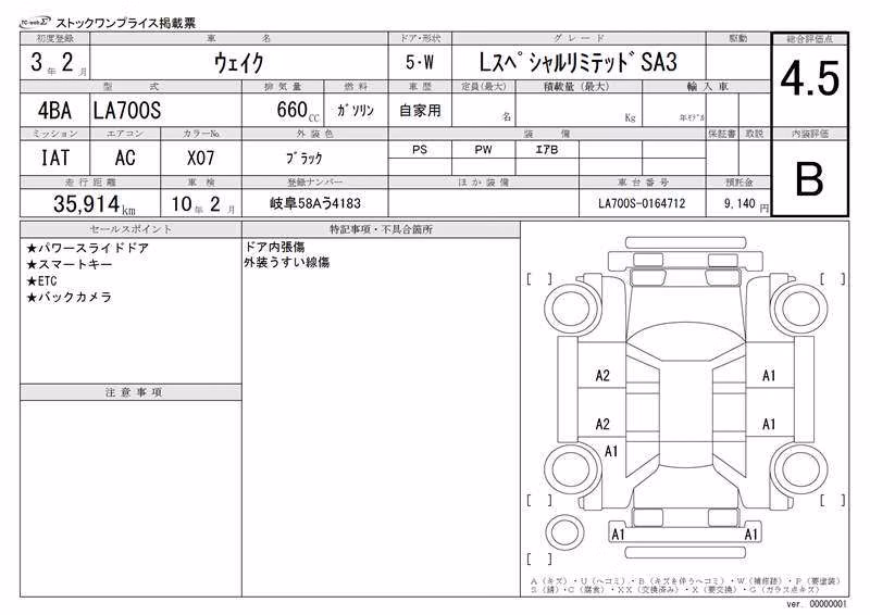 DAIHATSU WAKE